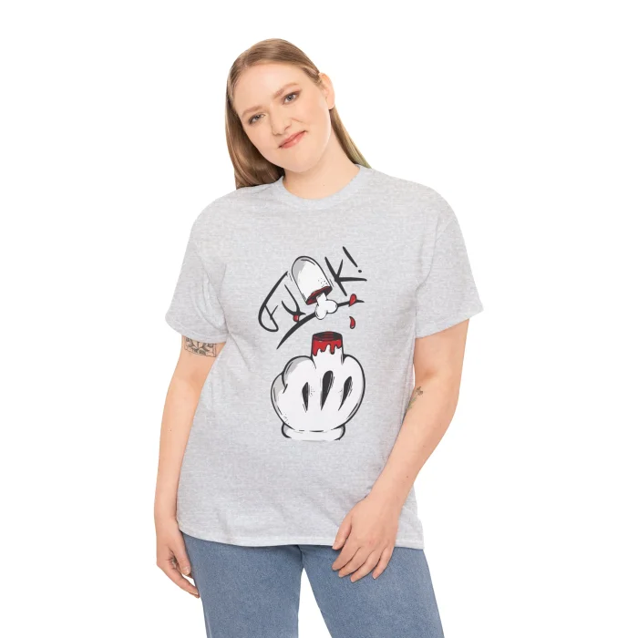 T-shirt z nadrukiem Middle Mood